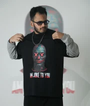 Joke to you-Front Print Double Sleeve Drop Shoulder T-Shirt - Image 2