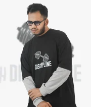 wake up-Both print Double Sleeve Drop Shoulder T-Shirt - Image 2