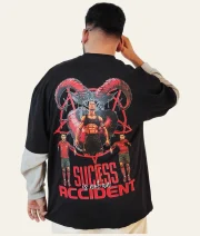 CR7-Both print Double Sleeve Drop Shoulder T-Shirt - Image 2