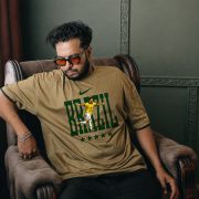 Neymar Inspired Brazil Football Oversized T-Shirt